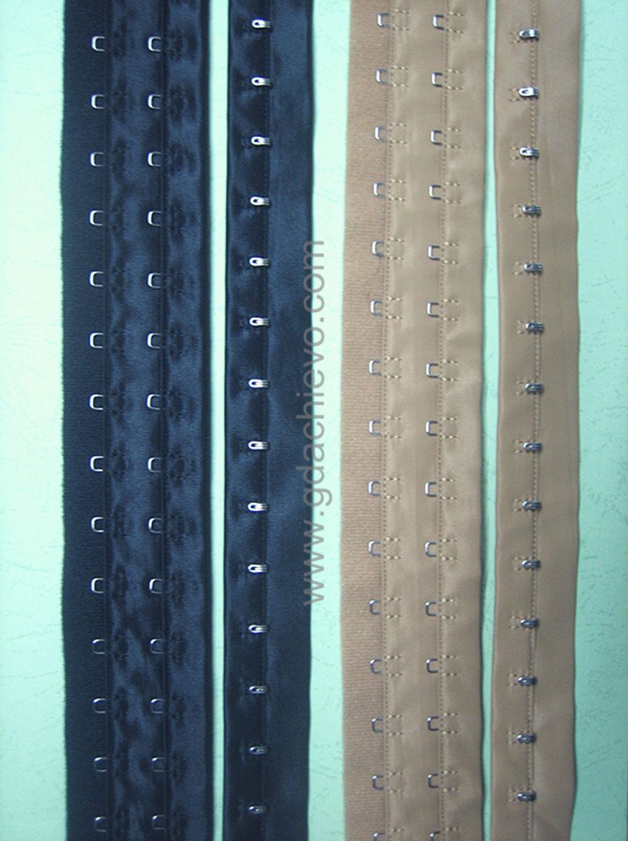 Polyester Continuous Bra Hook & Eye Tape 4-Stitch (CY4S342V)